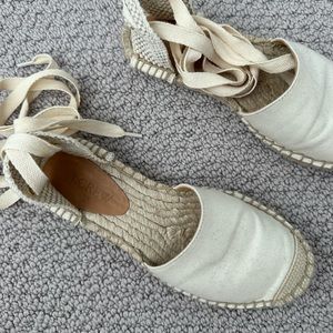 Jcrew Factory flat espadrilles.